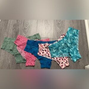 NWT- Victoria’s Secret lace cheeky panty- 5 count
